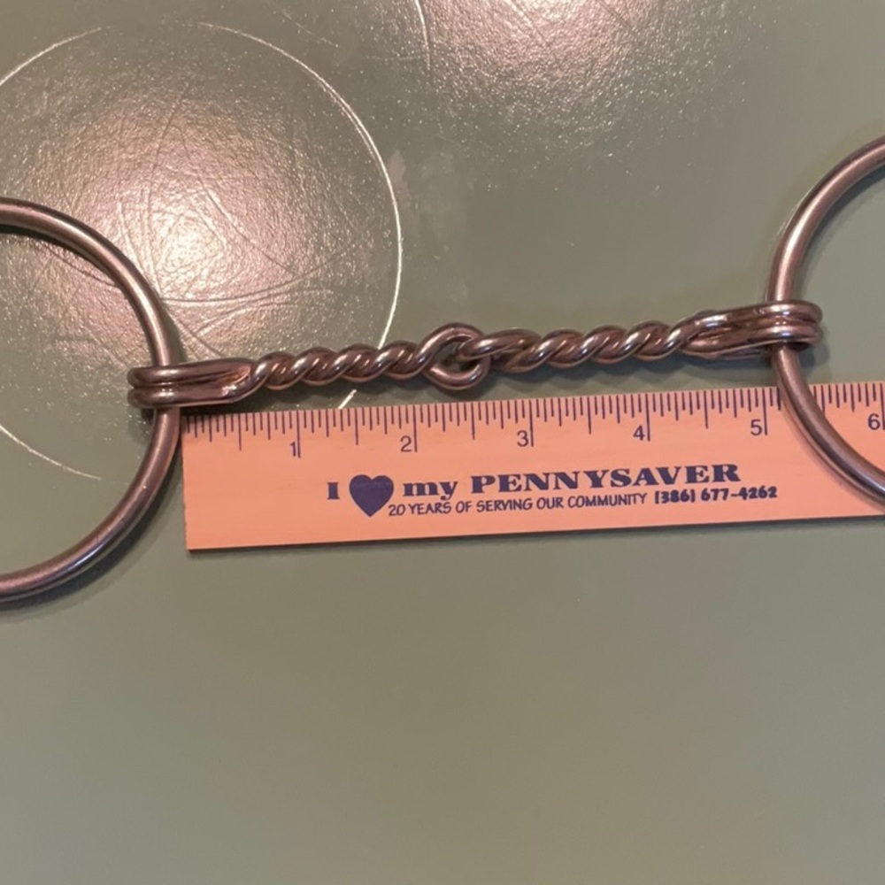 Loose Ring Corkscrew horse bit